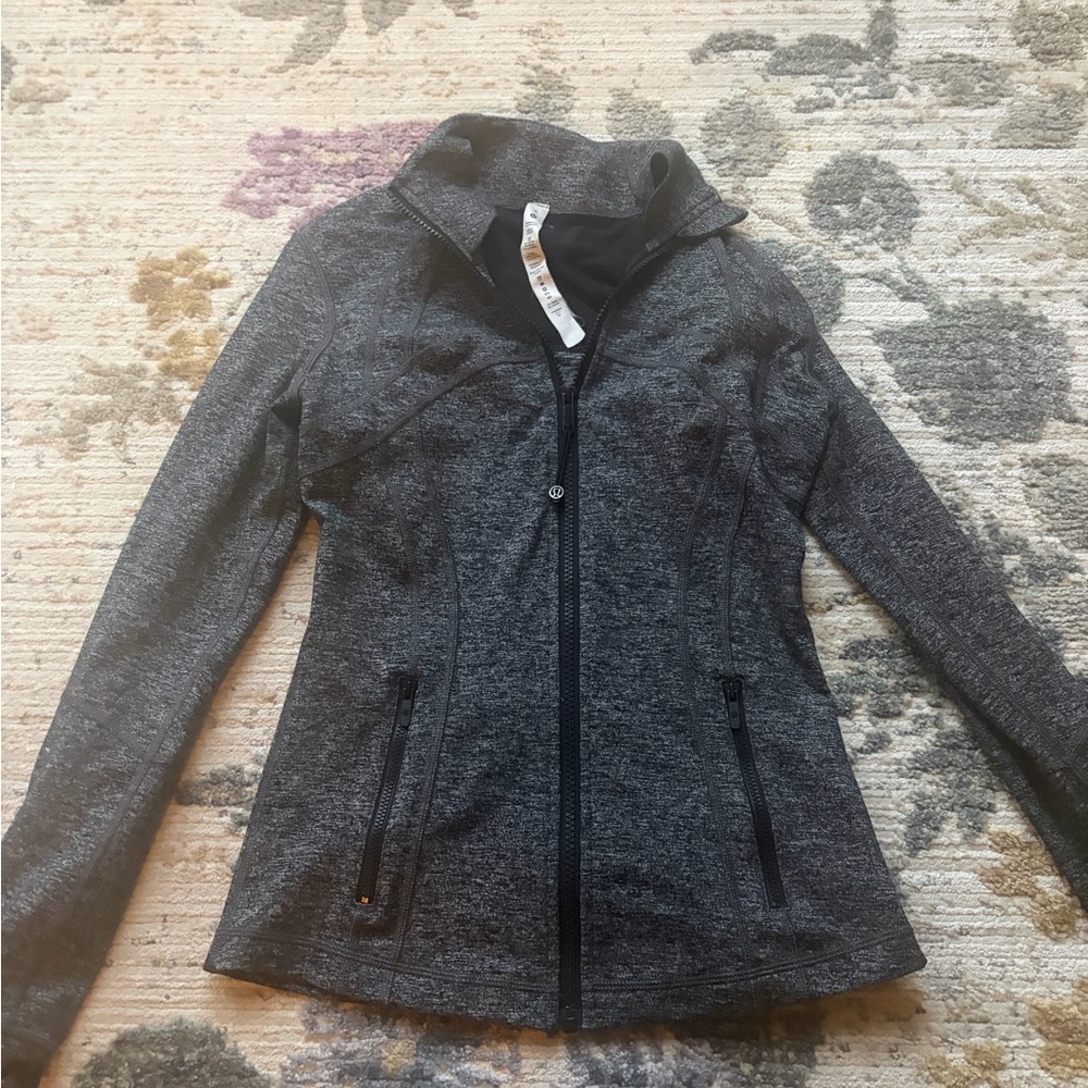 Size 6 Lululemon Align Jacket Black/Grey